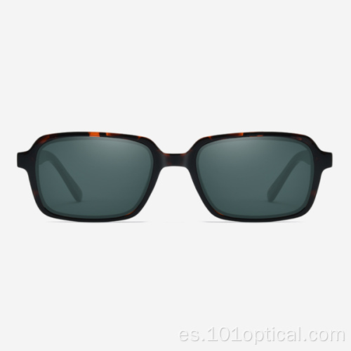 Gafas de sol rectangulares de acetato para mujer